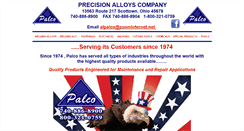 Desktop Screenshot of palcoweldingsupply.com